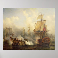The Redoutable at Trafalgar, 21st October 1805