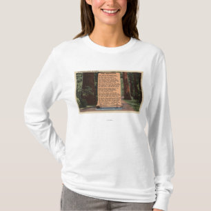 The Redwood Highway, Poem by Strauss T-Shirt