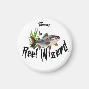 The Reel Wizard Rainbow Trout Magnet