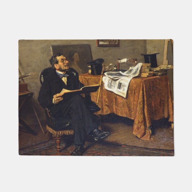 The Refined and Cultured Art Lover Doormat (Front)