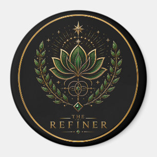 The Refiner Virgo Archetype Circle Magnet