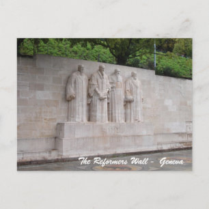 The Reformers Wall -  Geneva Postcard