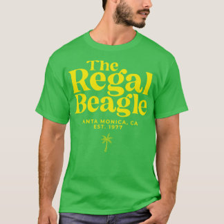 The Regal Beagle Santa Monica CA Est 1977 modern v T-Shirt