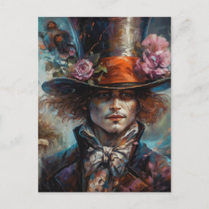The Regal Man in a Top Hat Postcard