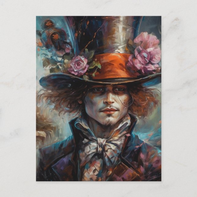 The Regal Man in a Top Hat Postcard (Front)