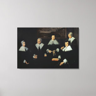 The Regentesses of the Old Men's Almhouse, Haarlem Canvas Print