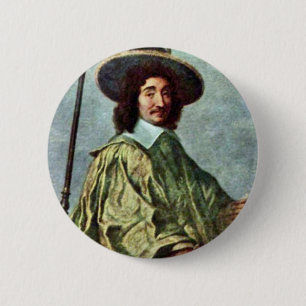 The Registrar Séguier The Entrance Of Louis Xiv I 6 Cm Round Badge