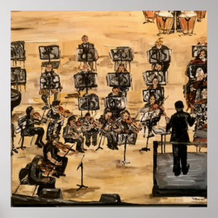 "The Rehearsal" in Acrylic Poster