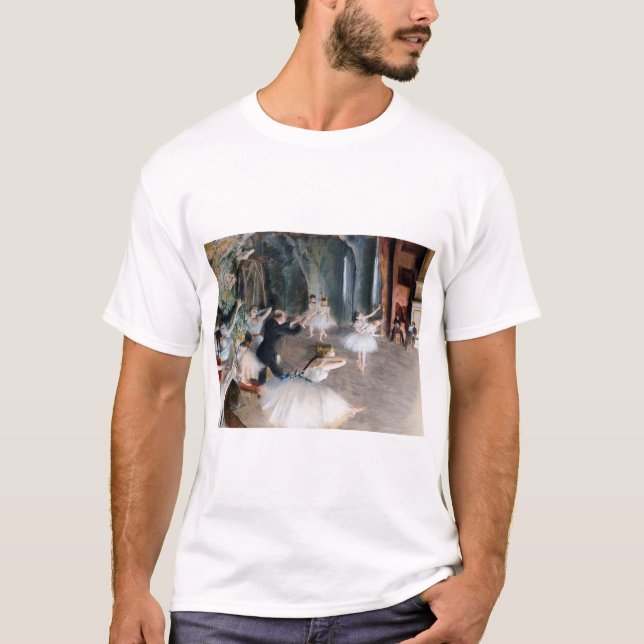 The Rehearsal Onstage, Edgar Degas T-Shirt (Front)