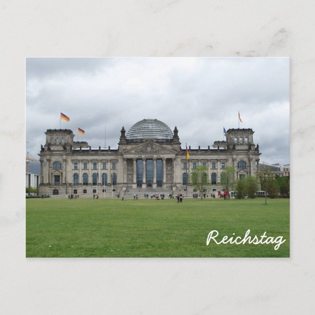 The Reichstag building, Berlin Postcard (Front)