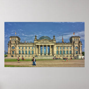 The Reichstag building, Berlin Poster