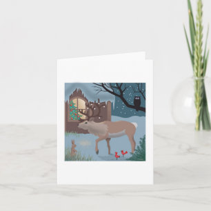 The Reindeer note card