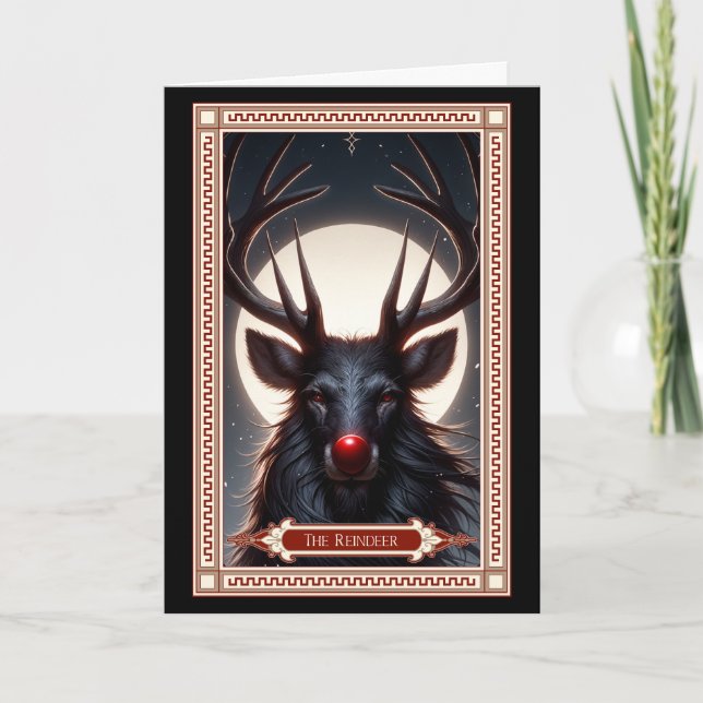 The Reindeer Tarot Card (Front)