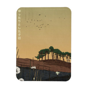 The Relaxing Evening Sunset Magnet