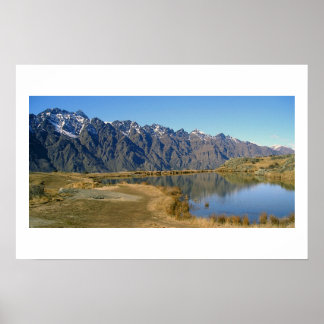 The Remarkables, Queenstown, New Zealand Poster