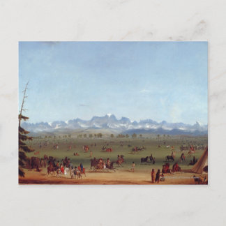 The Rendezvous Near Green River Postcard