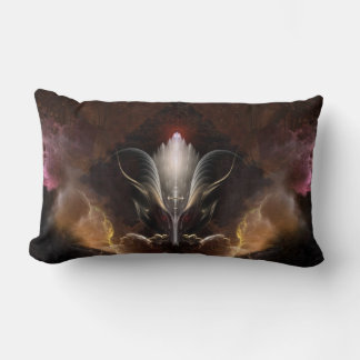 The Renidron Fractal Art Lumbar Pillow