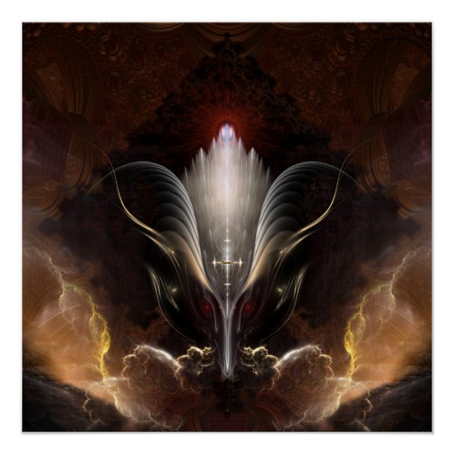 The Renidron Fractal Art Perfect Poster (Front)