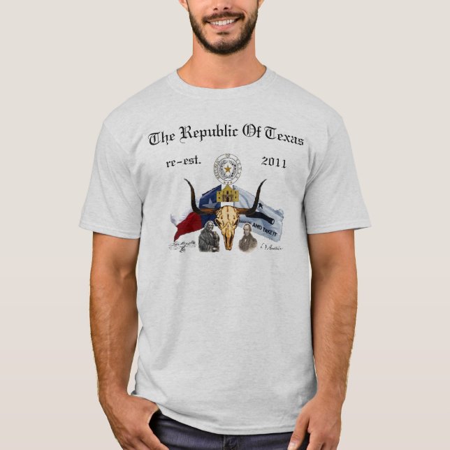 The Republic Of Texas T-Shirt (Front)