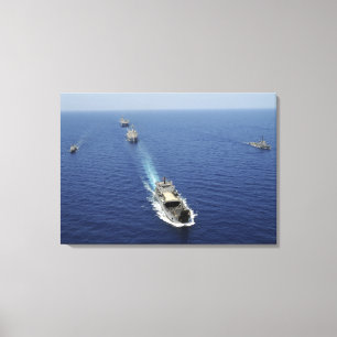 The Republic of the Philippines Navy ships Canvas Print