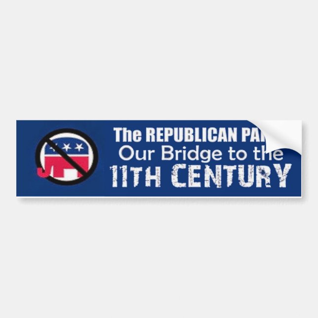 the republican party bumper sticker (Front)