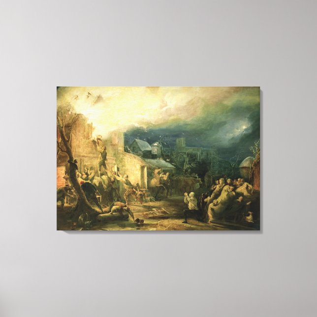The Rescue of John Wesley Canvas Print (Front)