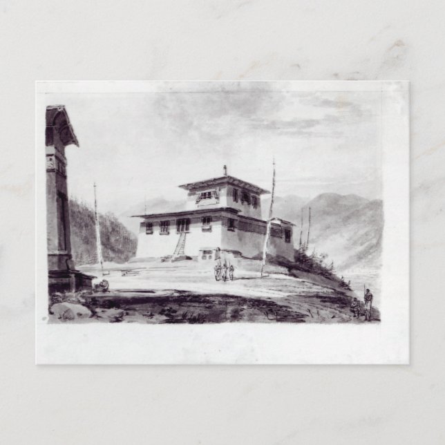 The Residence of Lam Glassa-too Postcard (Front)