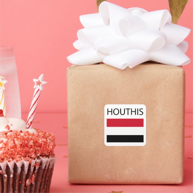 The Resistance: The Houthis Square Sticker (Party)