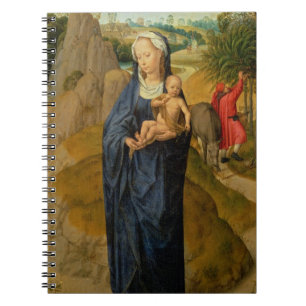 The Rest on the Flight into Egypt (oil on panel) Spiral Notebook