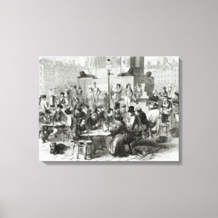 The Restaurant of wet feet Canvas Print