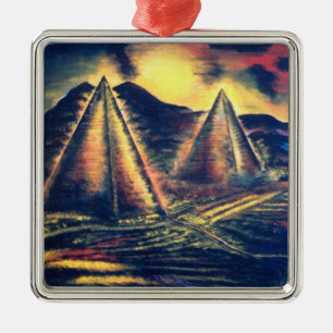 The Resting Place, Pyramids Metal Tree Decoration