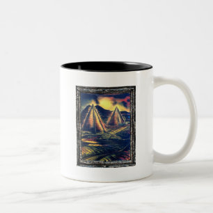 The Resting Place, Pyramids Two-Tone Coffee Mug
