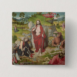 The Resurrection 15 Cm Square Badge