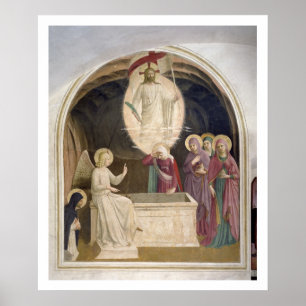 The Resurrection of Christ and the Pious Women at Poster