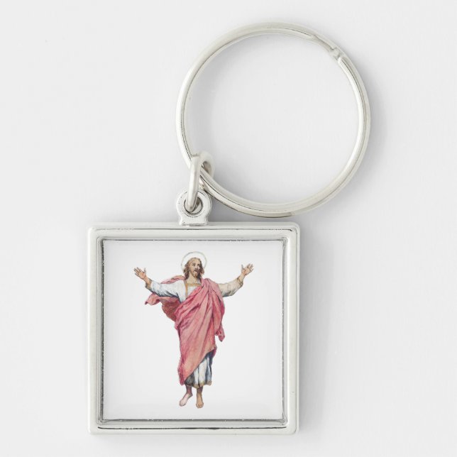 The Resurrection of Christ Sacred Masterpiece  Key Ring (Front)