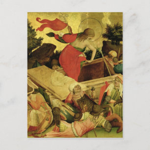 The Resurrection, panel from St. Thomas Altar Postcard