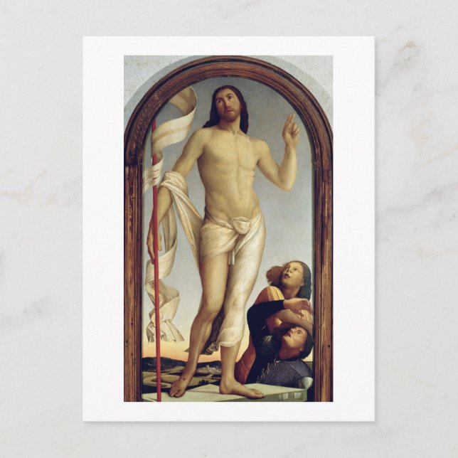 The Resurrection (panel) Postcard (Front)