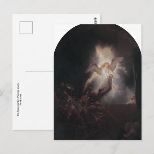 The Resurrection, Passion Cycle by Rembrandt Postc Postcard