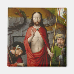 The Resurrection, with the Pilgrims of Emmaus Magnet