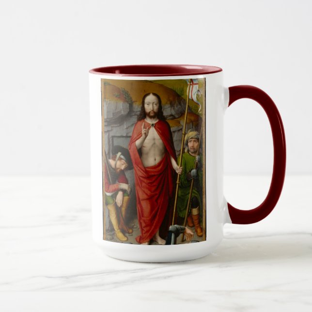 The Resurrection, with the Pilgrims of Emmaus Mug (Right)