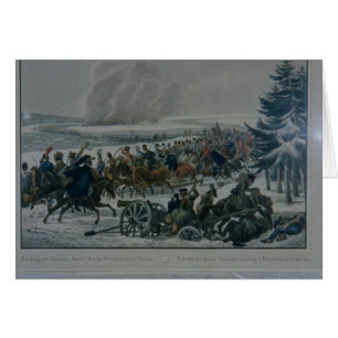 The retreat of the French army from Moscow