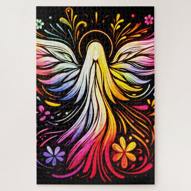 The Retro Angel Poster for Adults 20x30 1014 piece Jigsaw Puzzle (Vertical)
