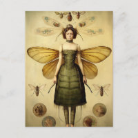 The Retro Insect Lady Creepy 