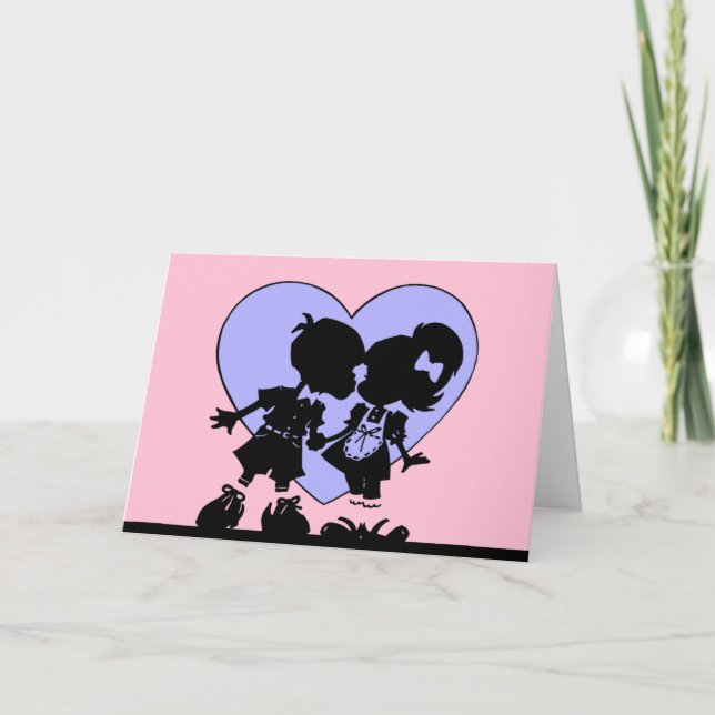 The Retro Kiss Card (Front)