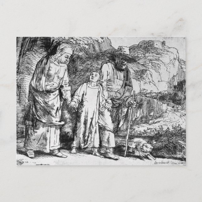 The Return from Egypt, or Jesus Christ Postcard (Front)