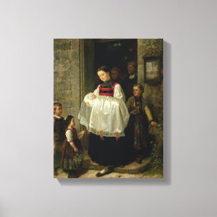 The Return from the Christening Canvas Print