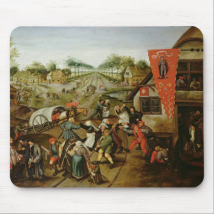 The Return from the Kermesse (oil on panel) Mouse Pad