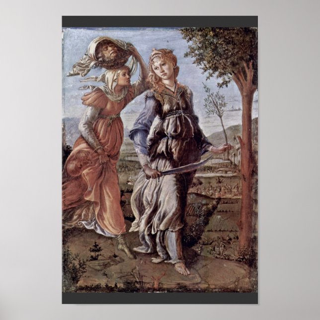 The Return Of Judith To Bethulia By Botticelli Poster (Front)
