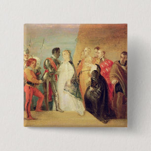 The Return of Othello, Act II, Scene ii from 'Othe 15 Cm Square Badge