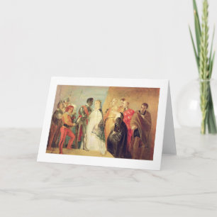 The Return of Othello, Act II, Scene ii from 'Othe Card